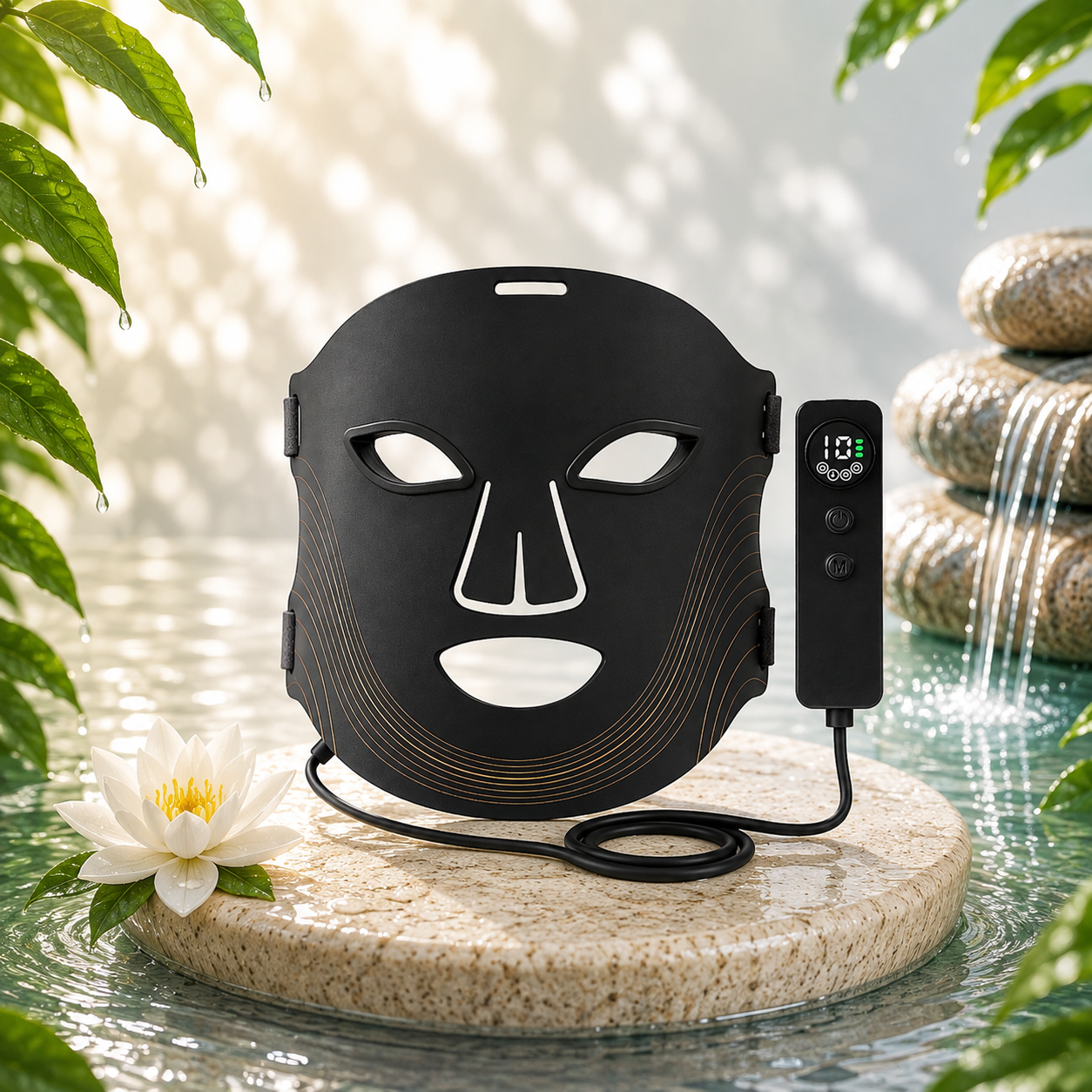 LumiGlow™ 7-Color LED Light Therapy Face Mask